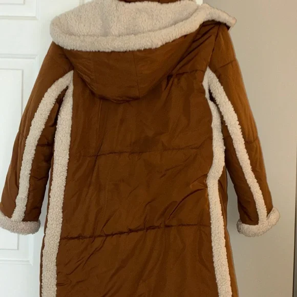 Beautiful J. CREW primaloft sherpa snowday puffer coat jacket Sz S - Picture 9 of 10